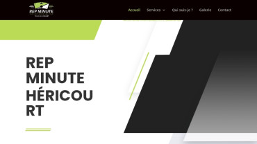 Page d'accueil du site : Rep Minute Héricourt