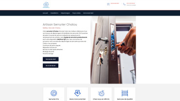 Page d'accueil du site : Serrurier Chatou