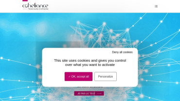 Page d'accueil du site : Coheliance