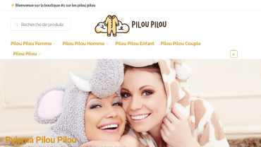 Page d'accueil du site : Pyjama Pilou Pilou