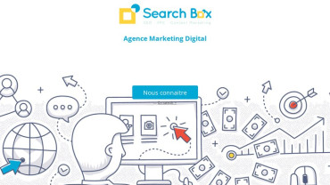 Page d'accueil du site : Search Box