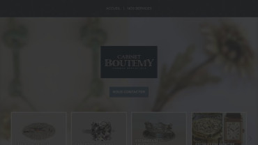 Page d'accueil du site : Cabinet Boutemy