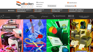 Page d'accueil du site : Elliaden