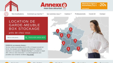 Page d'accueil du site : Annexx 