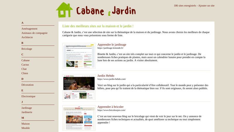 Cabane & Jardin