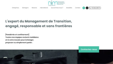 Page d'accueil du site : Nim Europe