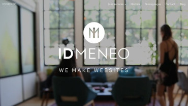 Page d'accueil du site : Id Meneo
