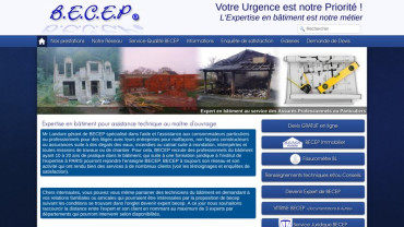 Page d'accueil du site : B.E.C.E.P