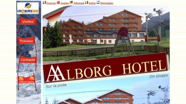 Page d'accueil du site : Aalborg Hotel
