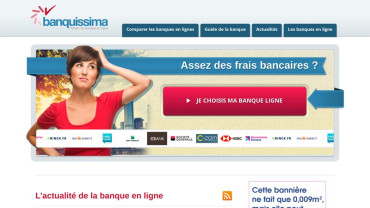 Page d'accueil du site : Banquissima.com
