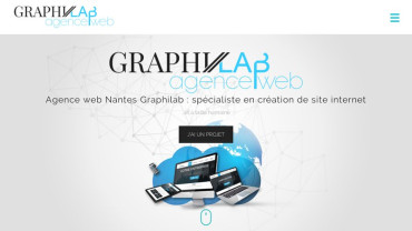 Page d'accueil du site : Graphilab