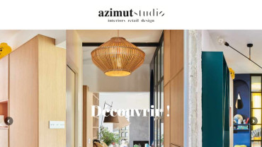 Page d'accueil du site : Studio Azimut