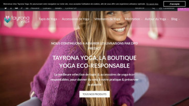 Page d'accueil du site : Tayronalife