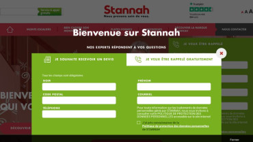 Page d'accueil du site : Stannah