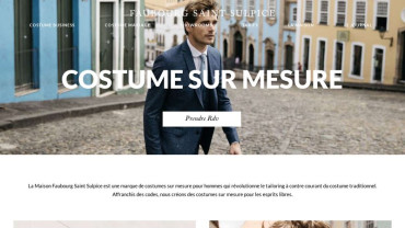 Page d'accueil du site : Faubourg Saint Sulpice