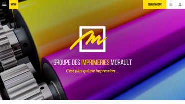 Page d'accueil du site : Groupe Morault