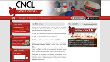 Page d'accueil du site : C.N.C.L