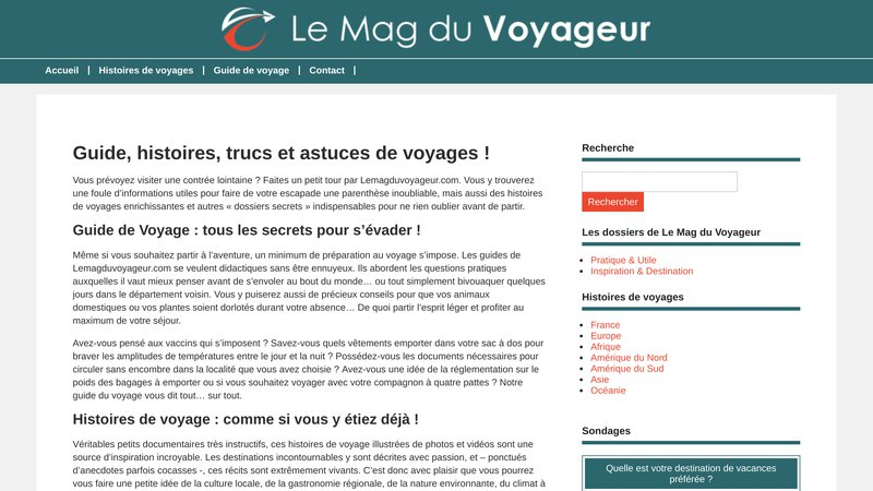 Secret de Voyageur