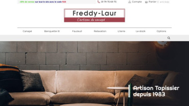 Page d'accueil du site : Freddy Laur