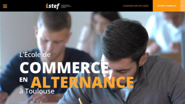 Page d'accueil du site : ISTEF