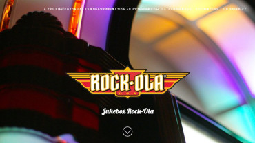 Page d'accueil du site : Jukebox Rockola