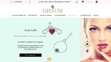 Page d'accueil du site : Ghaum