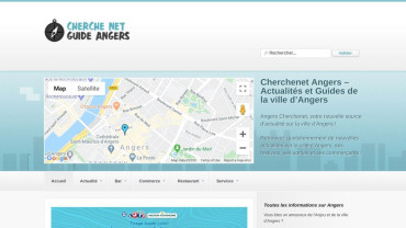 Page d'accueil du site : Angers Cherchenet