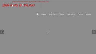 Page d'accueil du site : King bowling