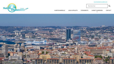 Page d'accueil du site : Habiter Marseille