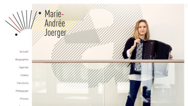 Page d'accueil du site : Marie-Andrée Joerger