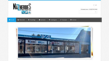 Page d'accueil du site : Nazherbes
