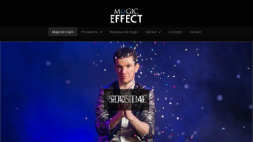 Page d'accueil du site : Magic Effect