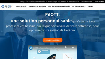 Page d'accueil du site : PilOTT