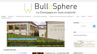 Page d'accueil du site : BullOSphere