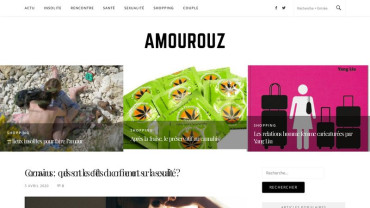 Page d'accueil du site : Amourouz