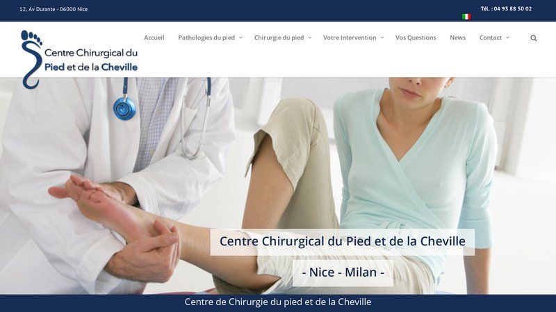 Centre chirurgical du pied