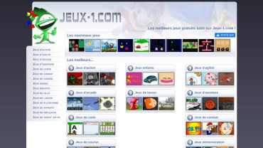 Page d'accueil du site : Jeuxn1