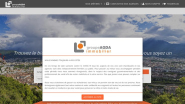 Page d'accueil du site : Agda