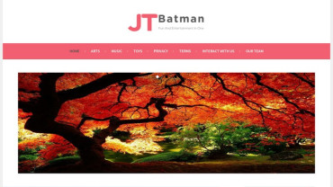 Page d'accueil du site : Jeux2batman