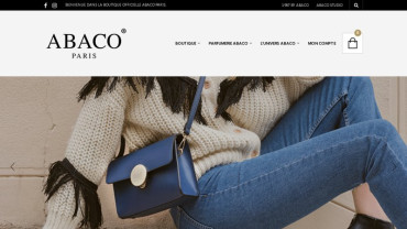 Page d'accueil du site : Abaco
