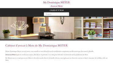 Page d'accueil du site : Dominique MEYER