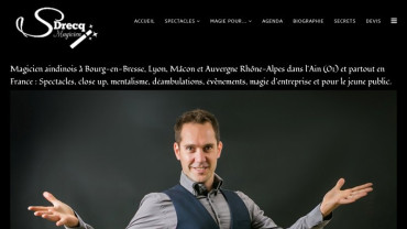 Page d'accueil du site : Sébastien Drecq