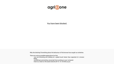 Page d'accueil du site : Agrizone