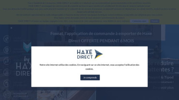 Page d'accueil du site : Haxe Direct
