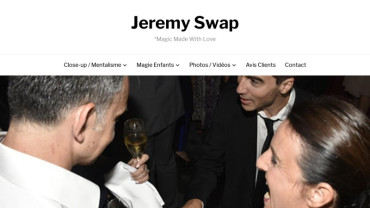 Page d'accueil du site : Jeremy Swap