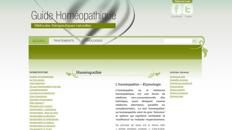 Guide Homéopathique