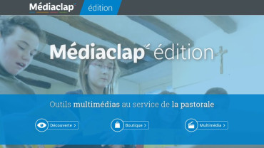 Page d'accueil du site : Editions MediaClap