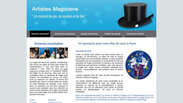 Page d'accueil du site : Magicien pour mariage