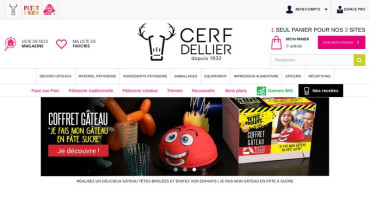 Page d'accueil du site : Cerf Dellier