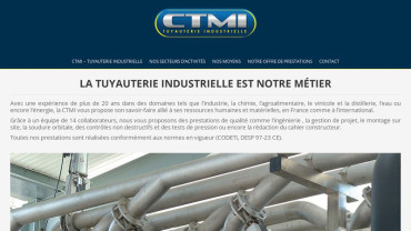 Page d'accueil du site : CTMI France